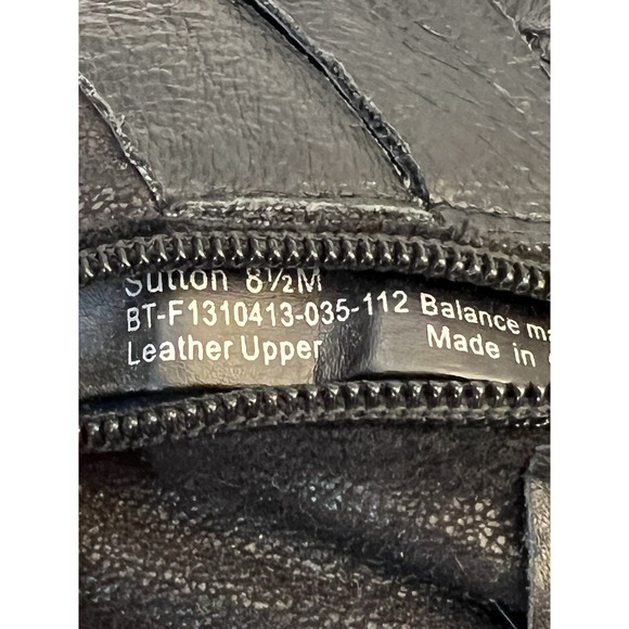 Baretraps Sutton Black Leather Side Zip Boots Moto Lined Ankle Womens Size 8.5M - Picture 10 of 11